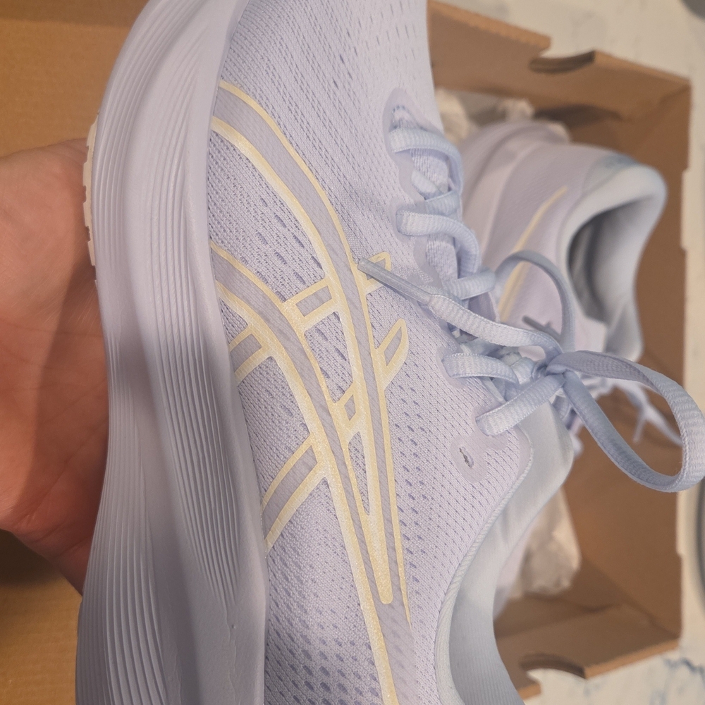 Asics Light Blue Running Shoes